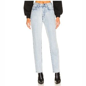 SUPERDOWN Ramona Straight Jean in Vintage Blue Size 28